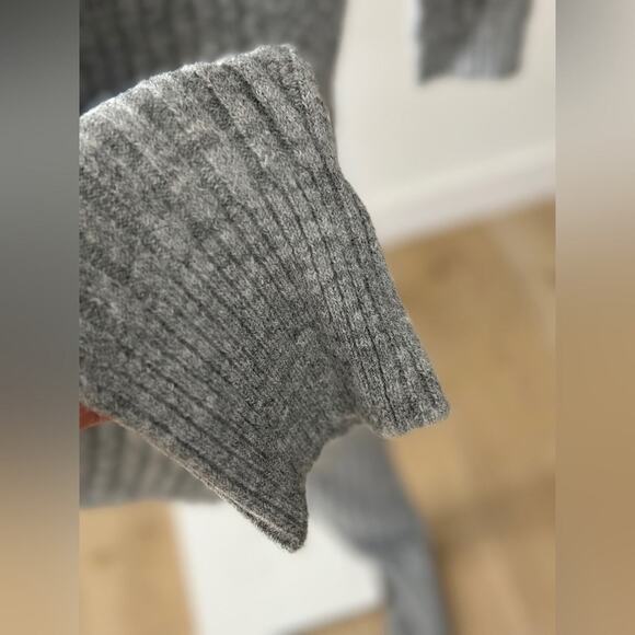 Central Park West Juniper Knit Jumpsuit in Heather Grey Long Sleeve L /NWOT - Picture 12 of 14